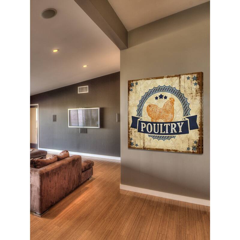 Marmont Hill - 'Poultry 2' Painting Print on Canvas - Multi-Color