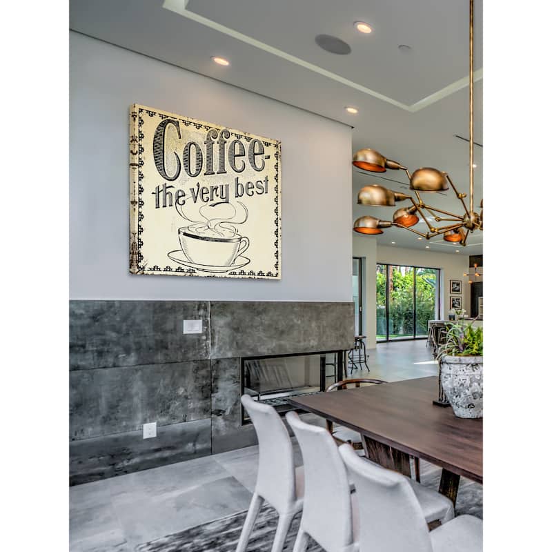 Marmont Hill - 'Coffee Best' Painting Print on Canvas - Multi-Color