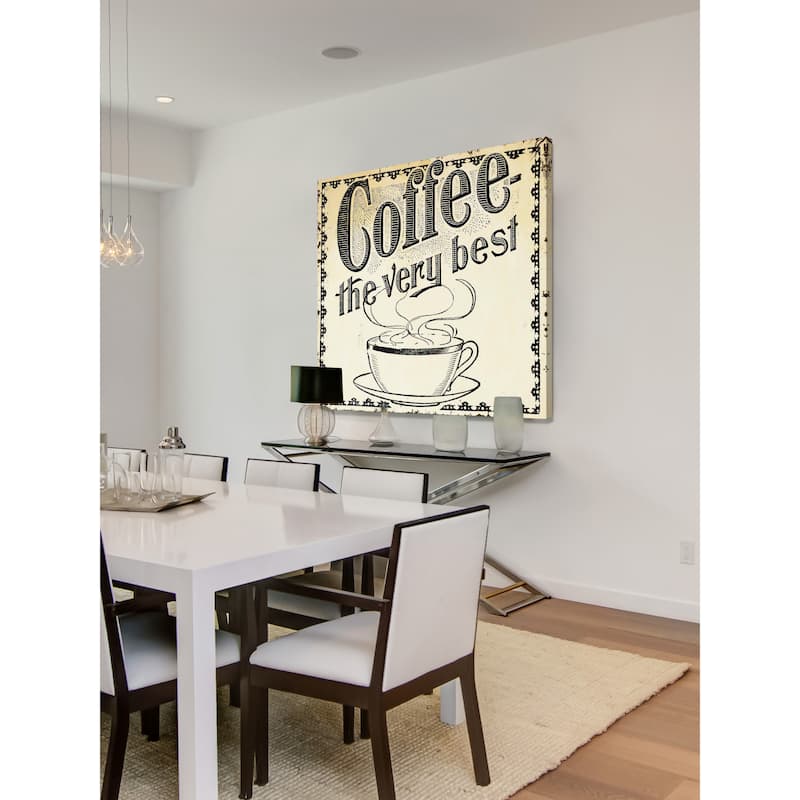 Marmont Hill - 'Coffee Best' Painting Print on Canvas - Multi-Color