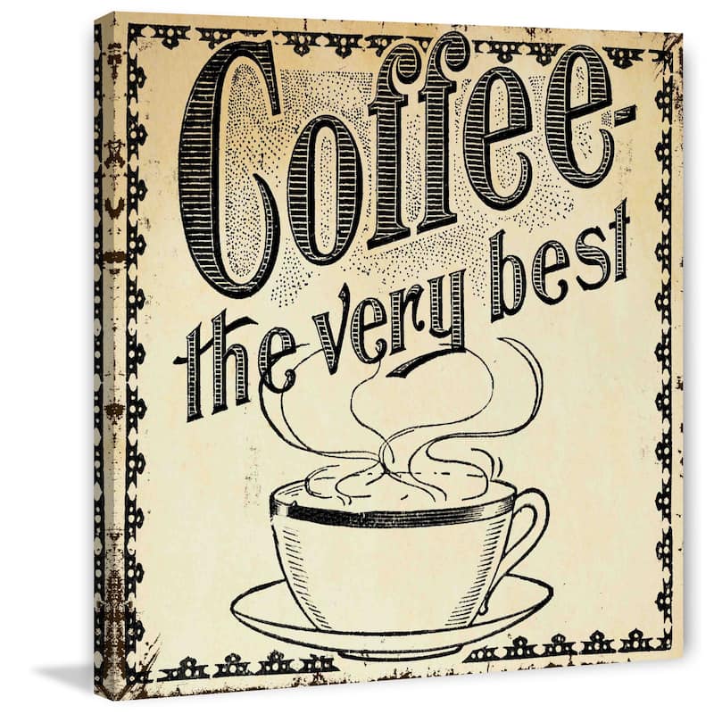 Marmont Hill - 'Coffee Best' Painting Print on Canvas - Multi-Color