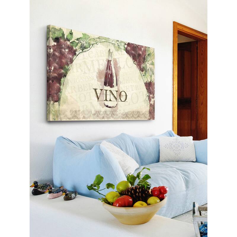 Marmont Hill - 'Wine' Painting Print on Canvas - Multi-Color