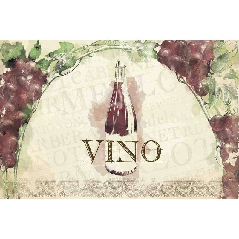 Marmont Hill - 'Wine' Painting Print on Canvas - Multi-Color
