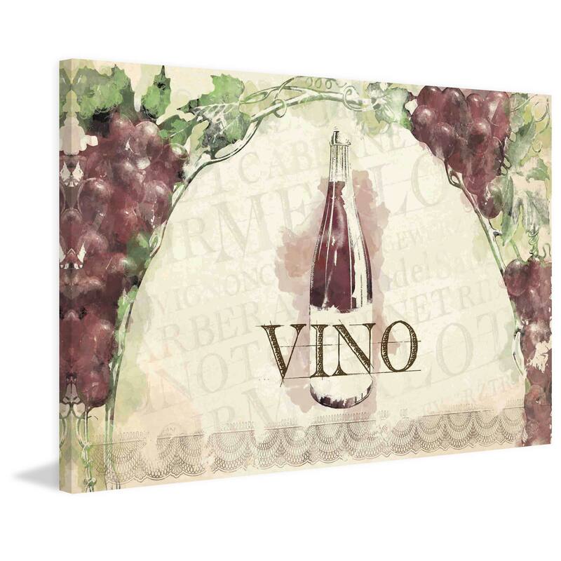 Marmont Hill - 'Wine' Painting Print on Canvas - Multi-Color