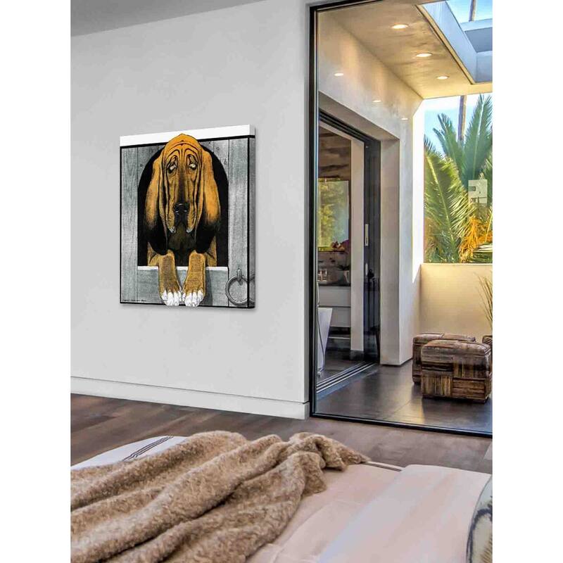 Marmont Hill - 'Journal Dog 2' Painting Print on Canvas - Multi-Color