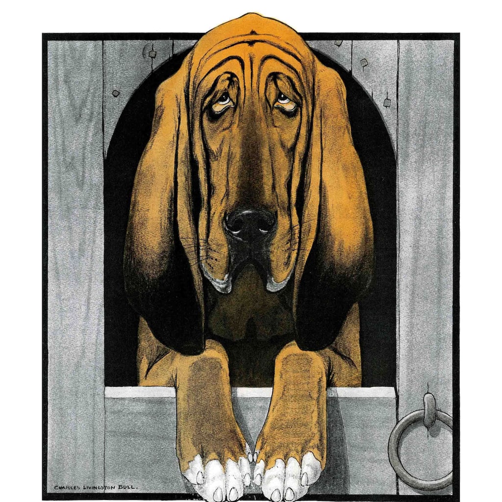Marmont Hill - 'Journal Dog 2' Painting Print on Canvas - Multi-Color