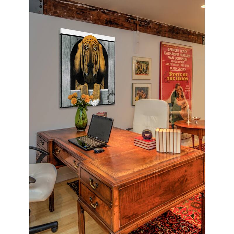 Marmont Hill - 'Journal Dog 2' Painting Print on Canvas - Multi-Color