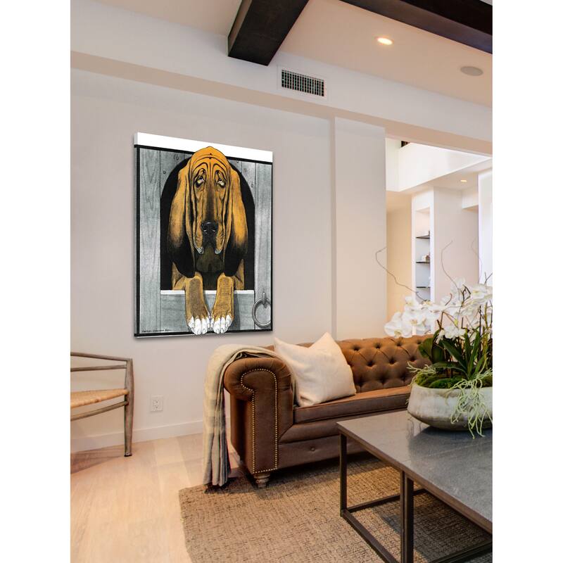 Marmont Hill - 'Journal Dog 2' Painting Print on Canvas - Multi-Color