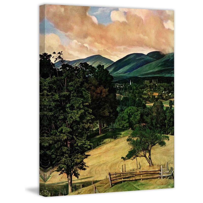 Marmont Hill - 'Greens' Painting Print on Canvas - Multi-Color