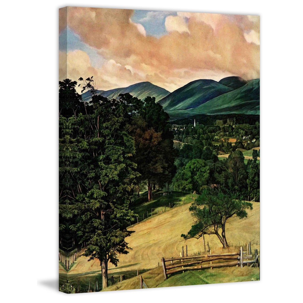 Marmont Hill - 'Greens' Painting Print on Canvas - Multi-Color