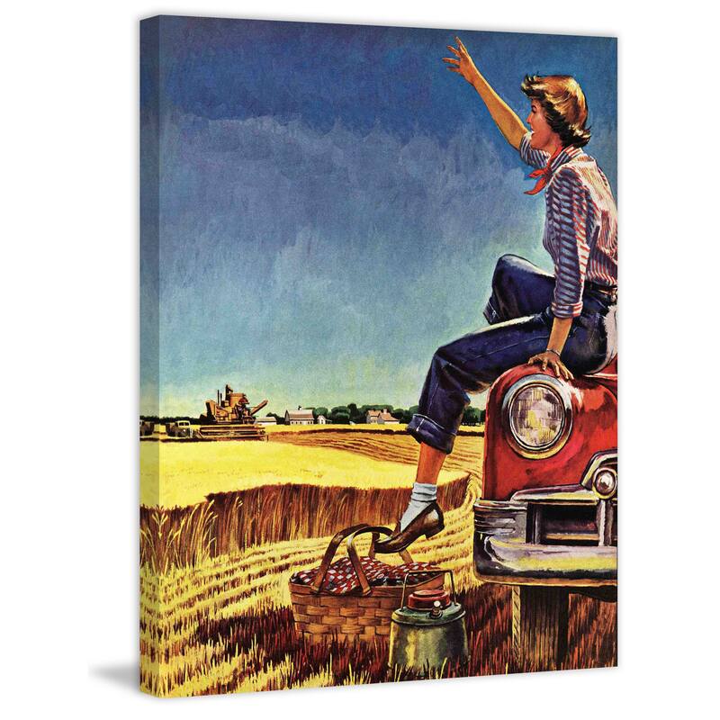 Marmont Hill - 'Goodbyes' Painting Print on Canvas - Multi-Color