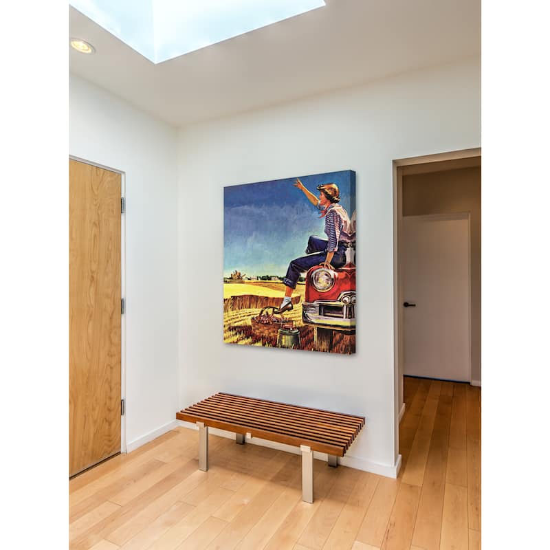 Marmont Hill - 'Goodbyes' Painting Print on Canvas - Multi-Color