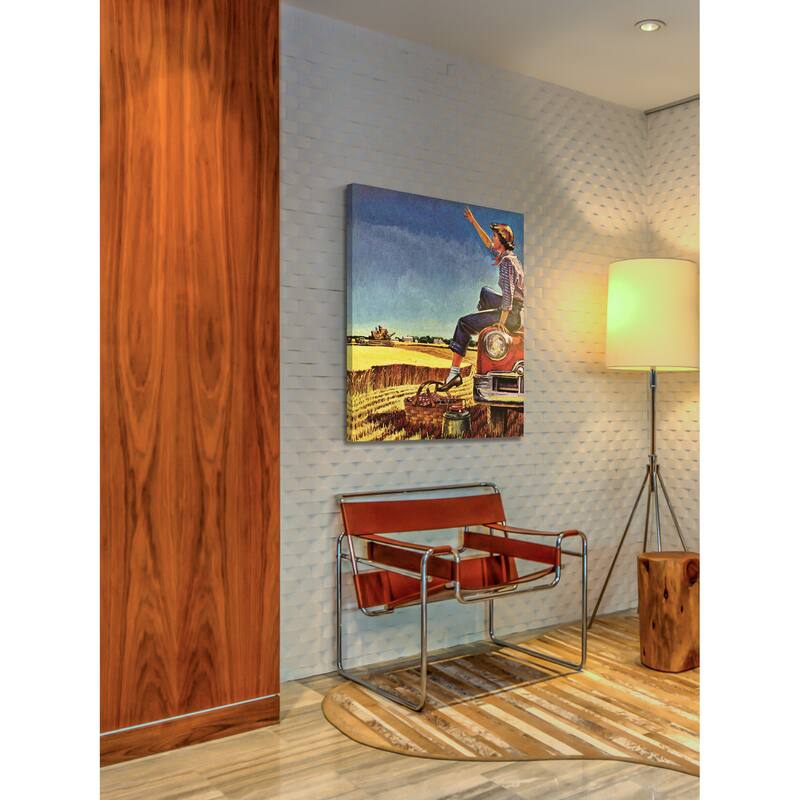 Marmont Hill - 'Goodbyes' Painting Print on Canvas - Multi-Color