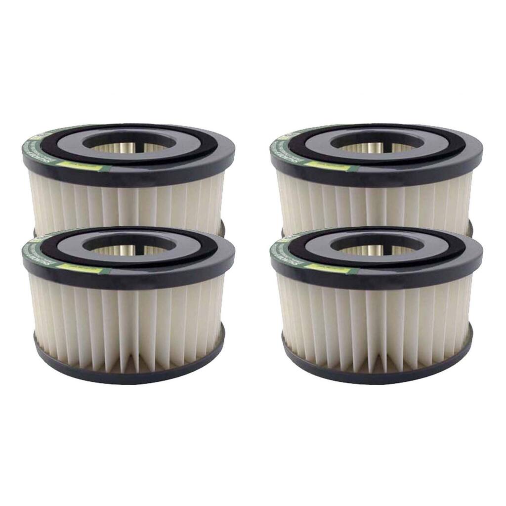 4 Dirt Devil F15 Washable HEPA Filters Part #1-SS0150-000 3-SS0150-001 - Black