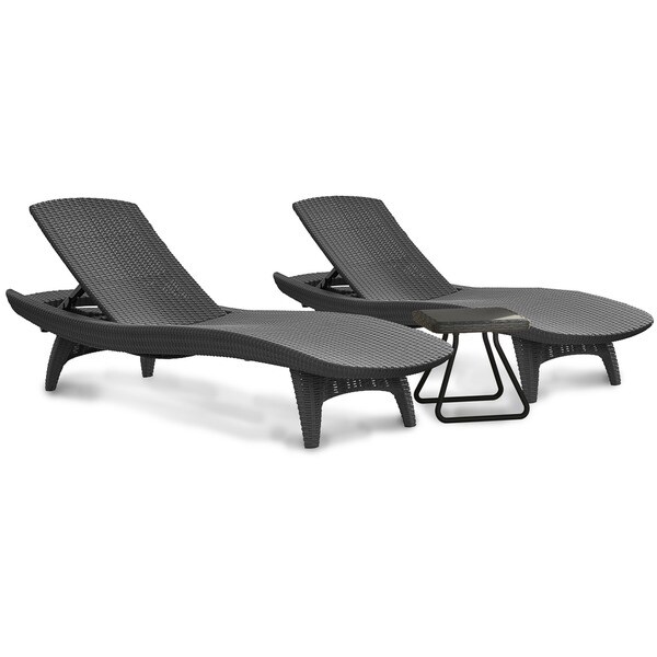 garden sun loungers set of 2