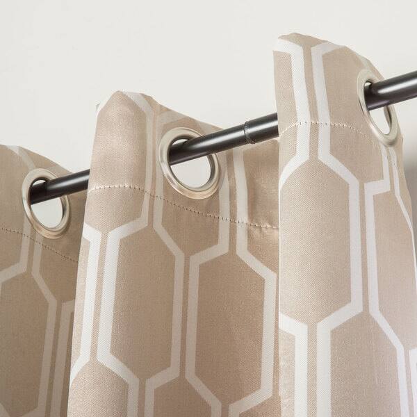 Shop Everrouge Geometric Solar Blackout Curtain Panel Free