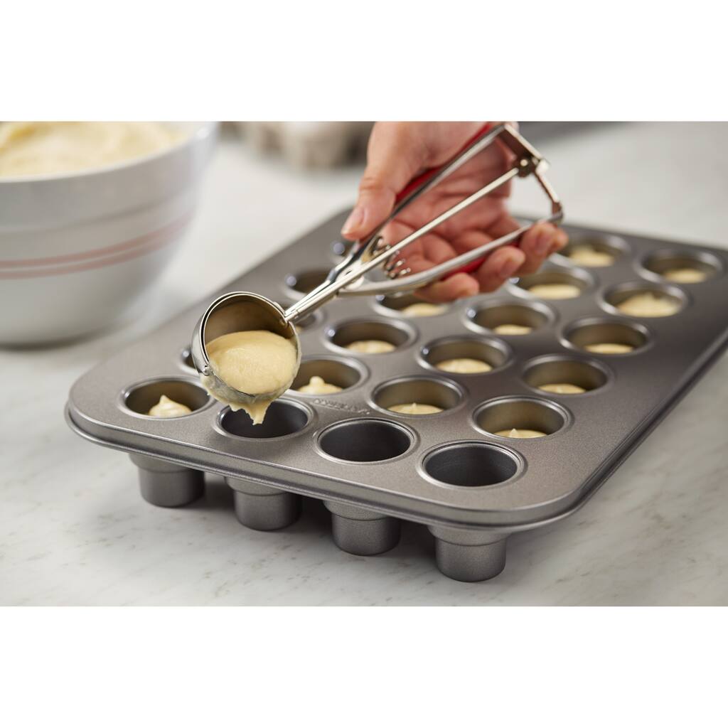 Cake Boss(tm) Specialty Nonstick Bakeware 24-Cup Two-Tier Cake Pop Pan, Gray