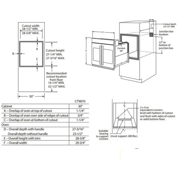 Shop Ge Cafe Series Ct9070shss 30 Inch Single French Door Electric