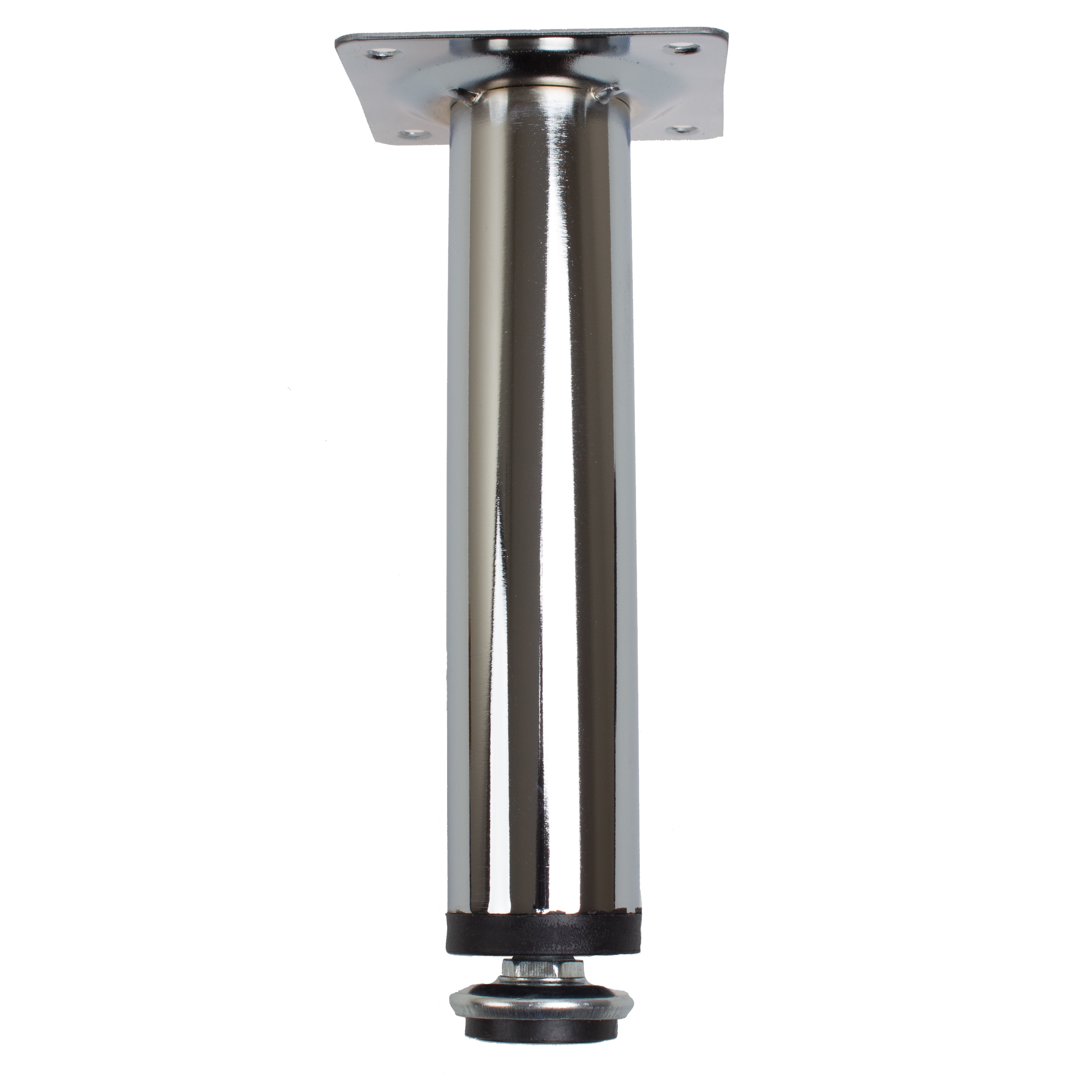 Shop Gliderite Steel Furniture Legs With Leveling Screw Polished