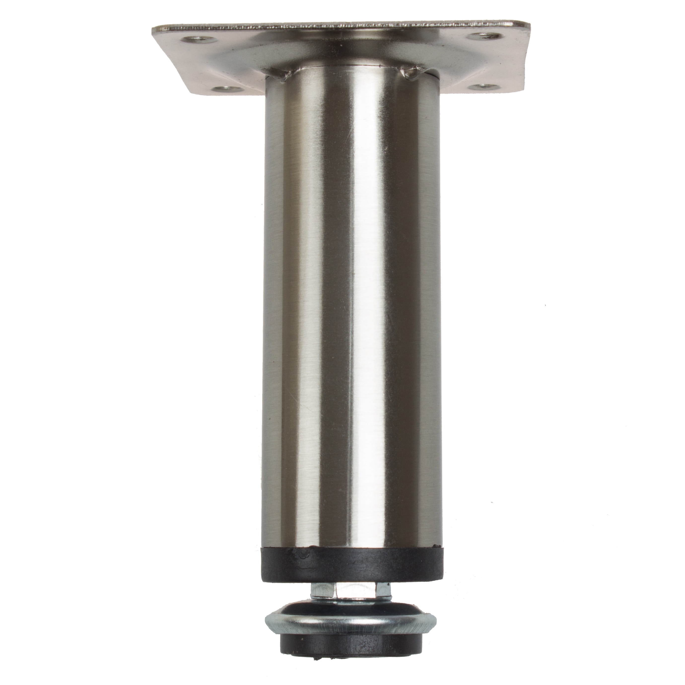 GlideRite Steel Furniture Legs with Leveling Screw Brushed Satin Nickel (Set of 4)