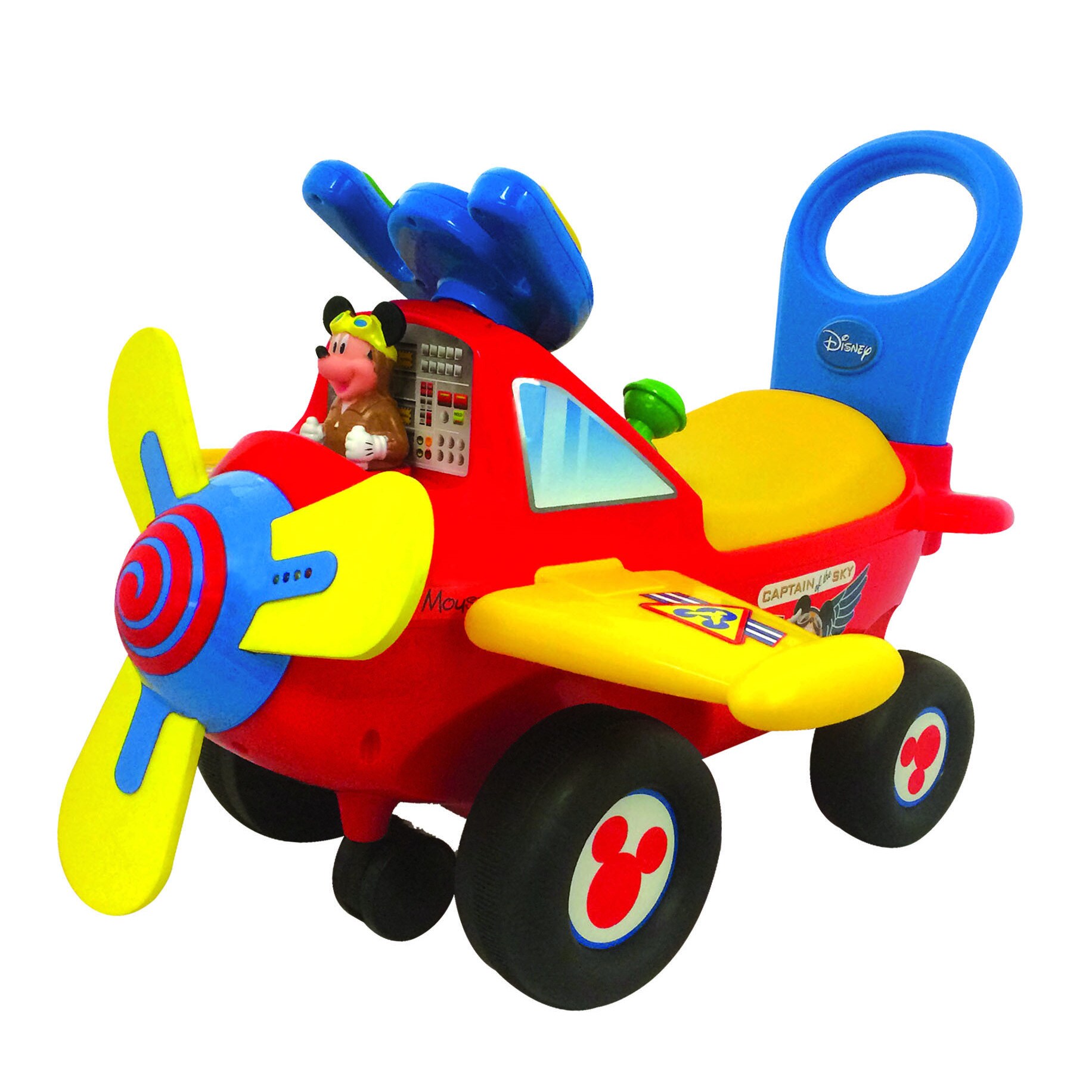 mickey mouse airplane ride on toy