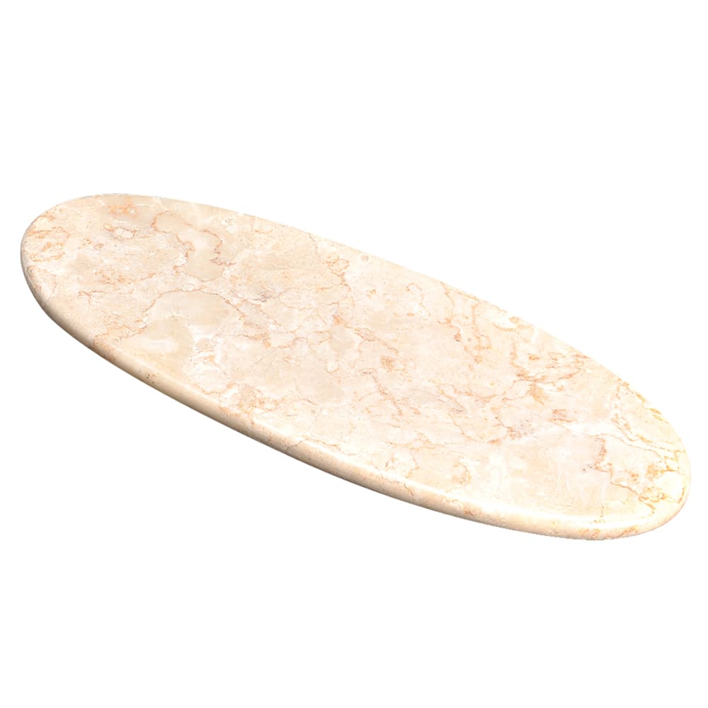 Creative Home Champagne Marble Oval Serving Board