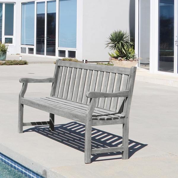 Havenside Home Surfside Eco Friendly 5 Foot Outdoor Hand Havenside Home Surfside Eco Friendly 5 Foot Outdoor Hand Sed Hardwood Garden Bench Free Shipping Today 22802069