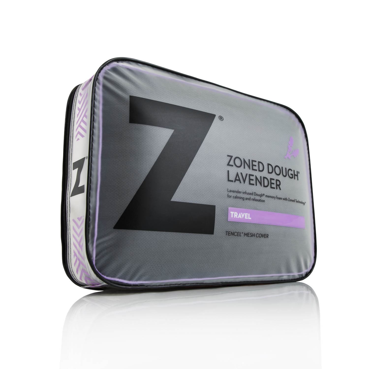zoned dough lavender pillow