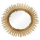 preview thumbnail 2 of 0, Ren Wil Intrepid Gold Starburst Oval Mirror