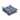 Pillow Perfect Outdoor/ Indoor Woodblock Prism Blue Wrought Iron Seat Cushion (Set of 2)