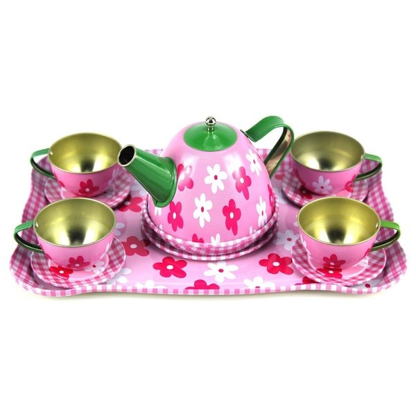 blue tea set toy