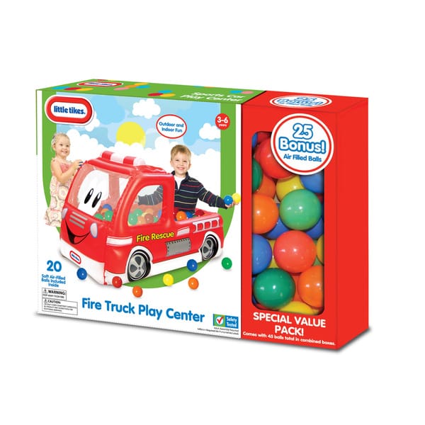 Shop Little Tikes Fire Truck Play Center Ball Pit Free Shipping