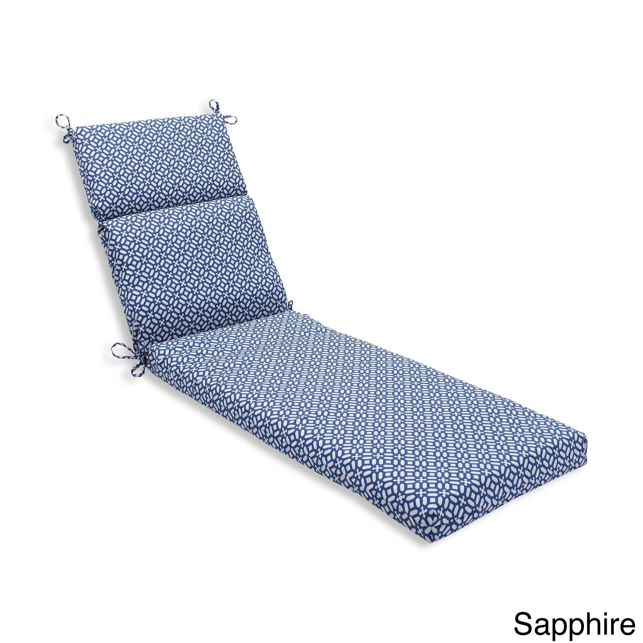 Pillow Perfect Outdoor/ Indoor In The Frame Chaise Lounge Cushion