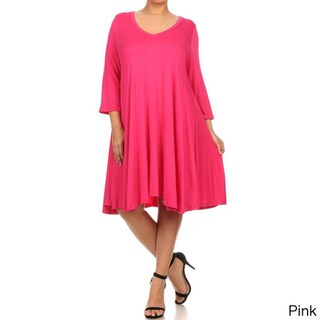 Pink Casual Dresses - Shop The Best Deals For President's Day 2017