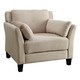 preview thumbnail 5 of 10, Sier Contemporary Flannelette Padded Armchair by Furniture of America