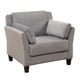preview thumbnail 6 of 10, Sier Contemporary Flannelette Padded Armchair by Furniture of America
