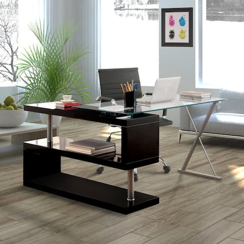 Furniture of America Marisa Modern 59-inch Convertible Computer Desk