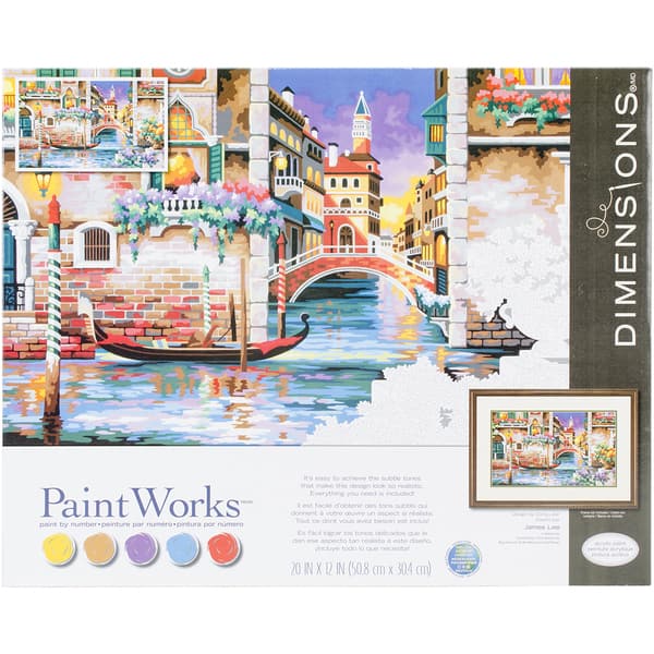 Paintworks Cities Paint By Number Kits