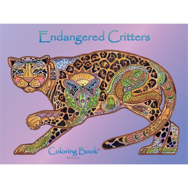 EarthArt Coloring Book Endangered Critters