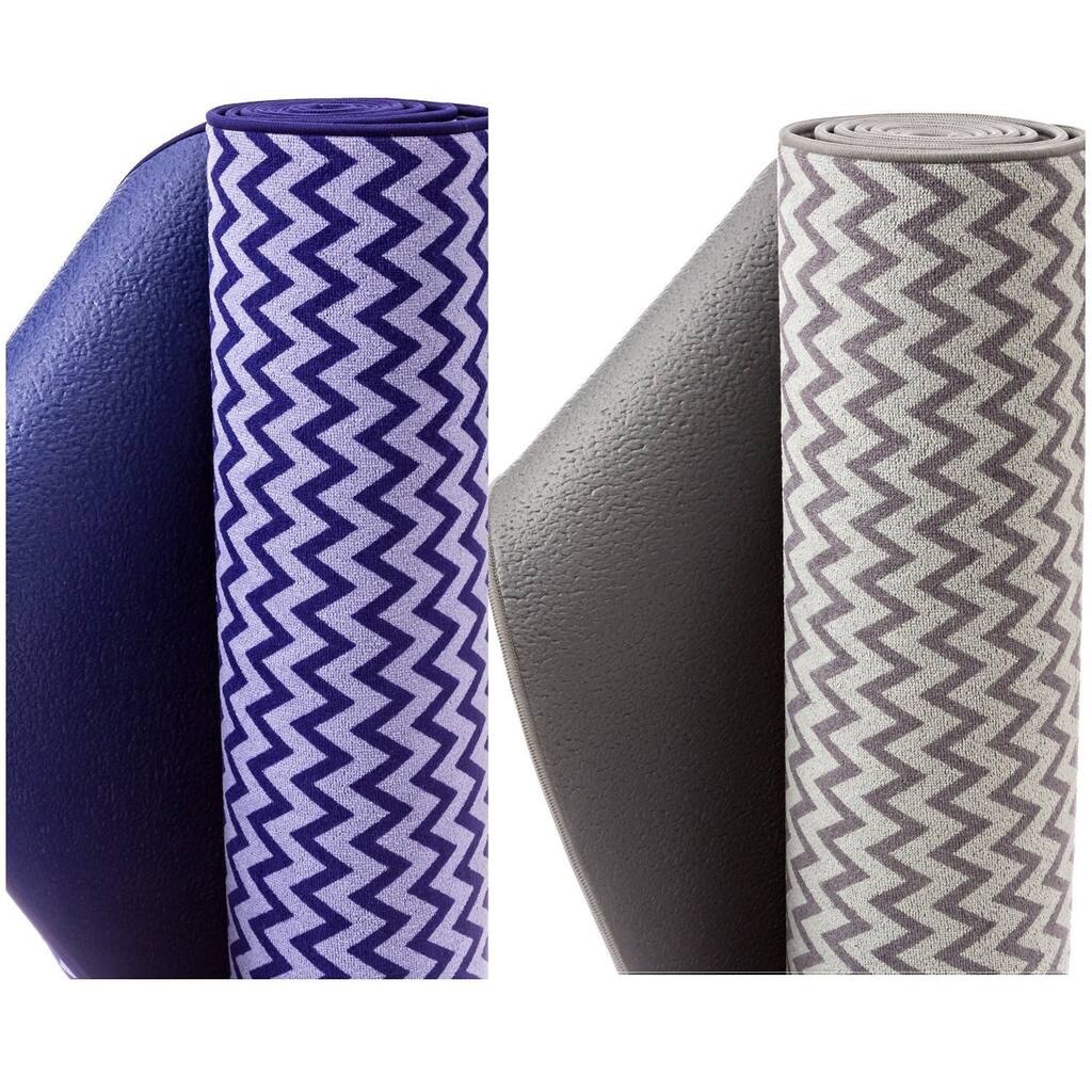 Bintiva 2-in-1 Towel and Mat Combination Eco-friendly Unique Non Slip "Fusion" Mat