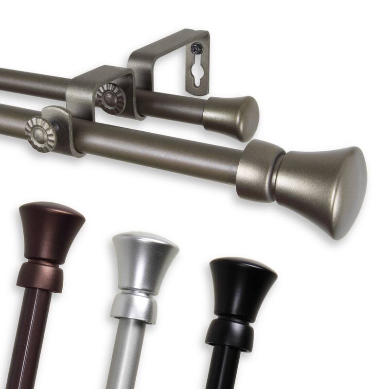 InStyleDesign Demi Adjustable Double Curtain Rod