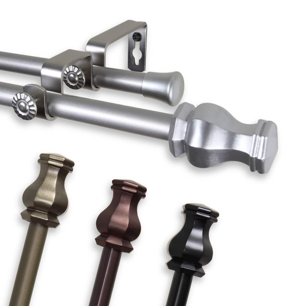 InStyleDesign Loren Double Curtain Rod