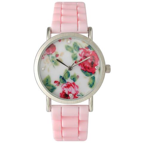Olivia Pratt Cute Silicone Flower Watch