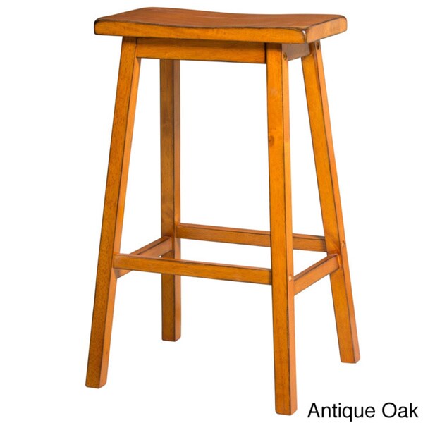 ACME Furniture Gaucho Counter Height Stool Set of 2 Antique Yellow