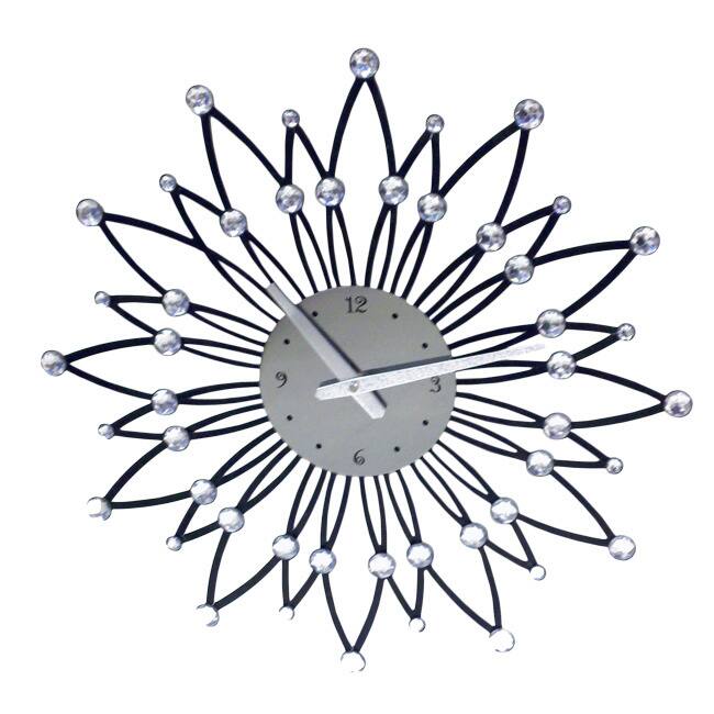 Mid Century Modern Style Clock in 20 inch Metal