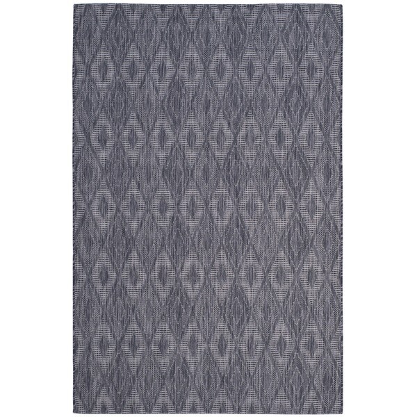 Safavieh Indoor/ Outdoor Courtyard Brown/ Brown Rug - 8' x 11'