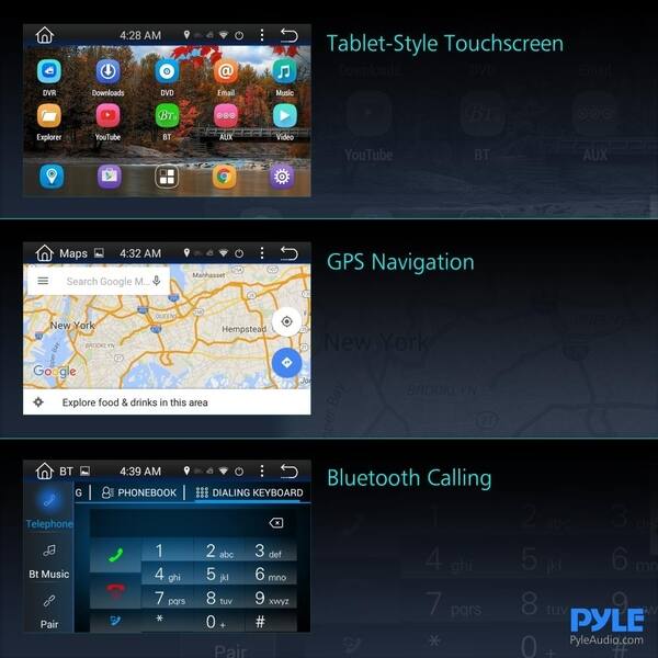 Shop Pyle Pldnandvr695 Android Gps Bluetooth Stereo Receiver
