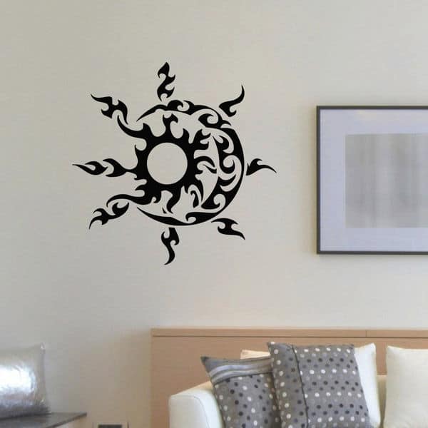 Sun Moon Wall Art Decal Sticker - Bed Bath & Beyond - 11179188