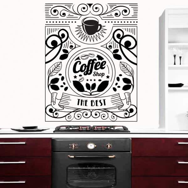 Coffee Beans Design Shops Wall Art Sticker Decal - Bed Bath & Beyond ...