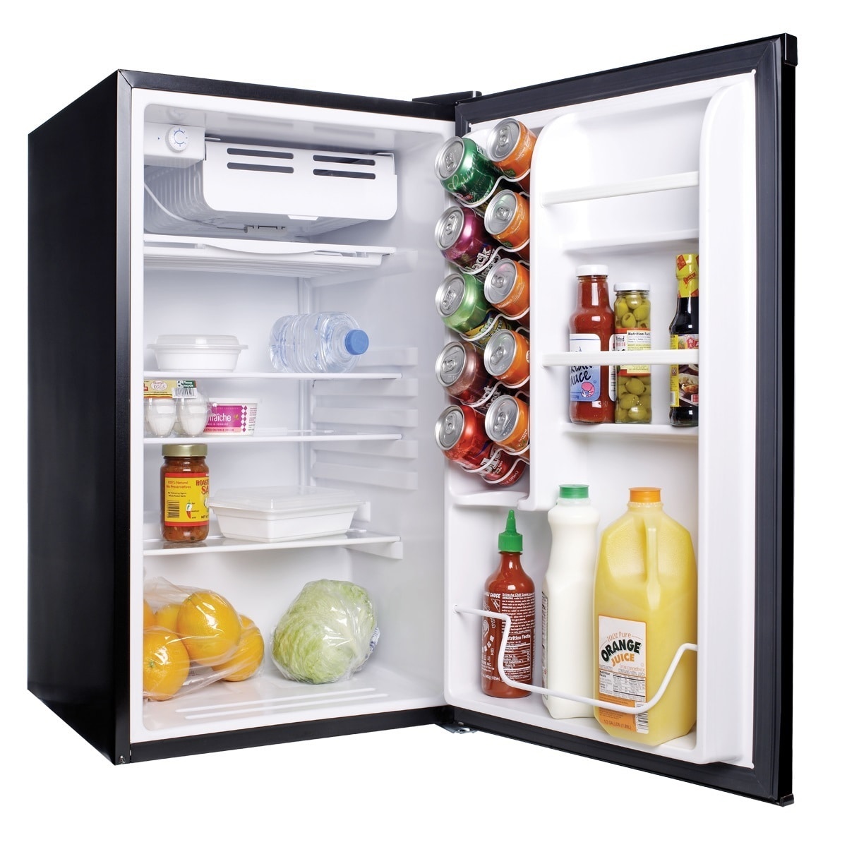 Haier 4.5 Cu. Ft. Compact Refrigerator with Half-width Freezer Compartment