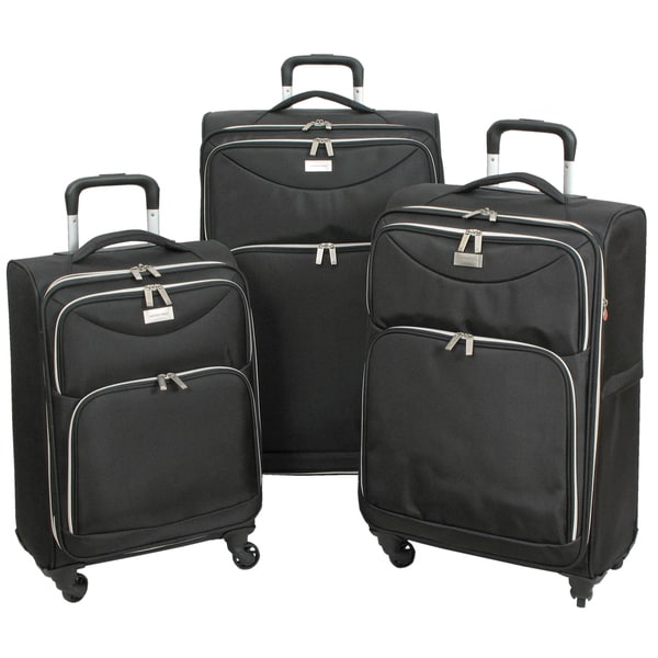 geoffrey beene 3 piece luggage set